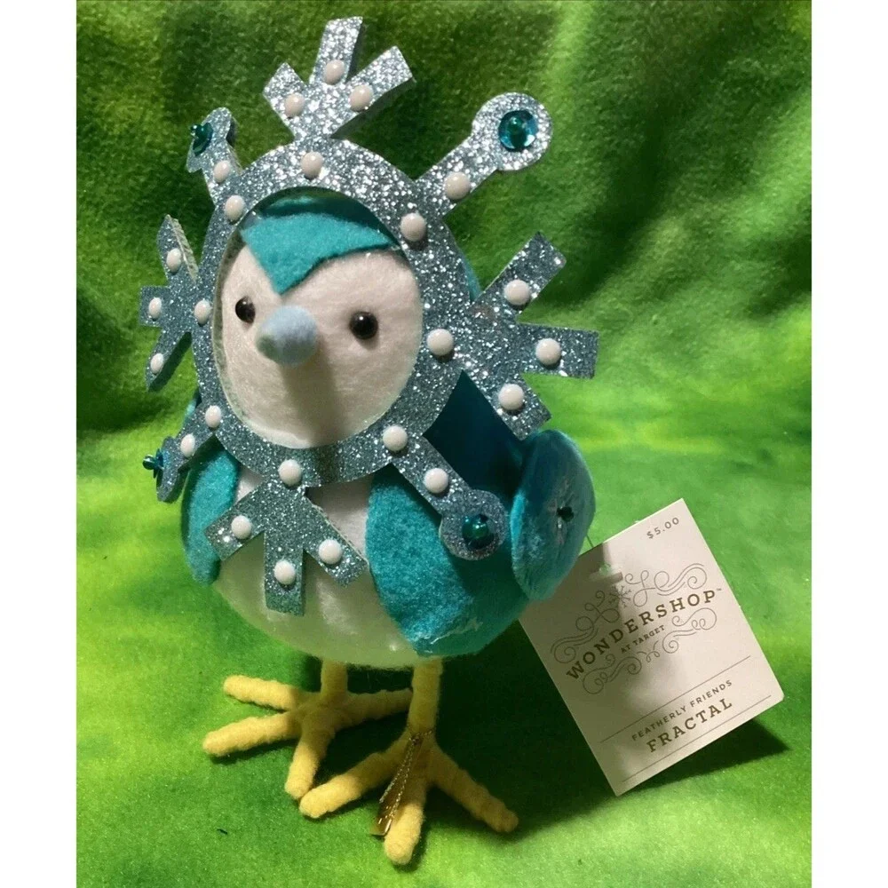 Target Featherly Friends Felt Bird Fractal Winter 2022 Wondershop New With Tag